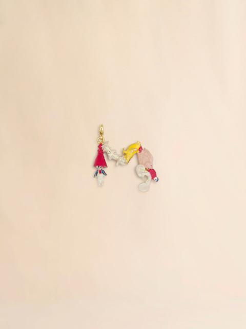 MARNI ALPHABET "M" CHARM