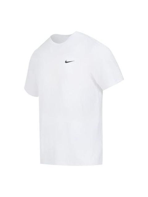 Nike Dri-FIT UV Hyverse Short Sleeve Fitness Tops 'White' DV9840-100