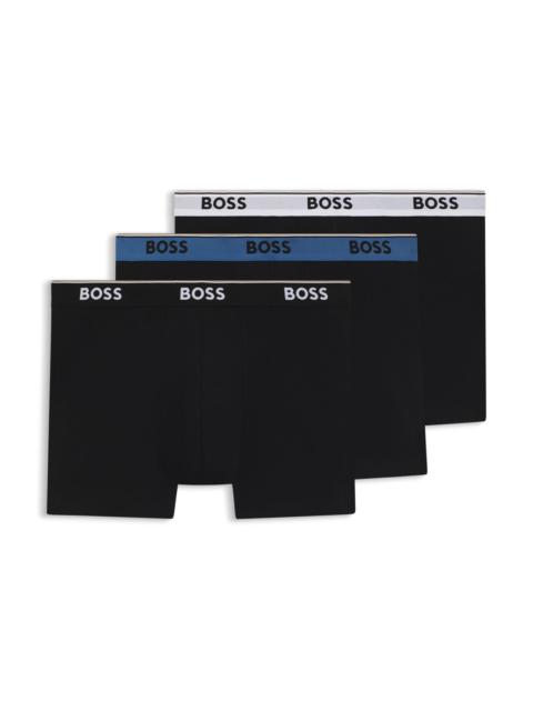 THREE-PACK OF BOXER BRIEFS IN STRETCH COTTON