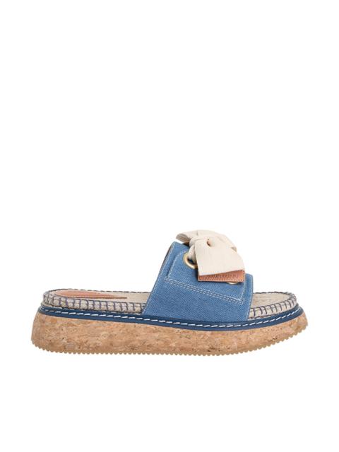 BOW FLATFORM ESPADRILLE