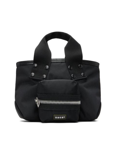Black Small Pocket Tote