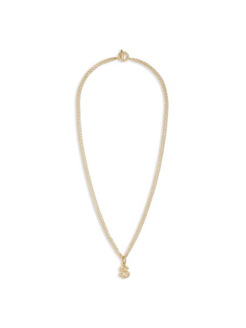 The Puffy Initial necklace