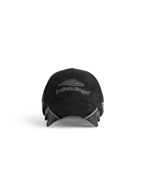 Men's 3b Football Cap in Black/grey