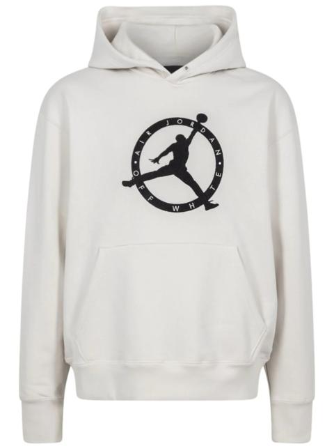 x Off-White logo-print hoodie