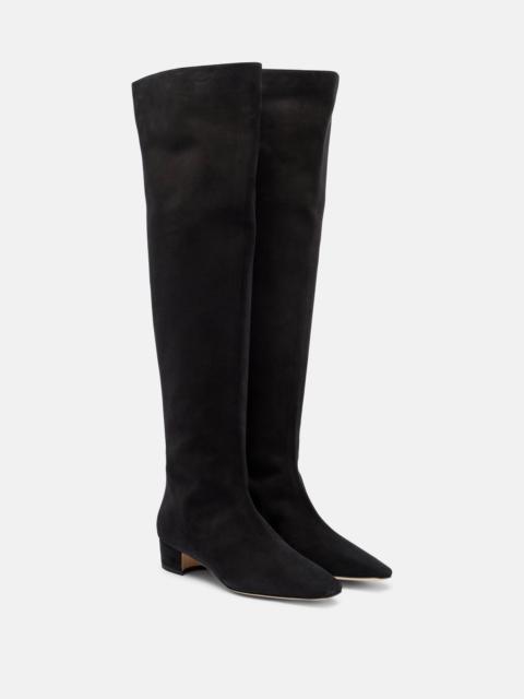 Gore suede over-the-knee boots