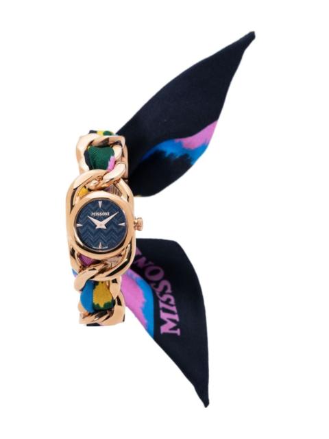Gioiello scarf interlinked watch