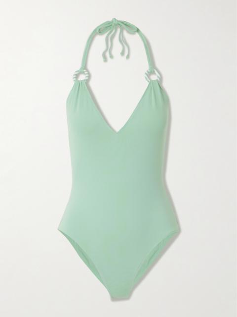Doheny Embellished Halterneck Swimsuit