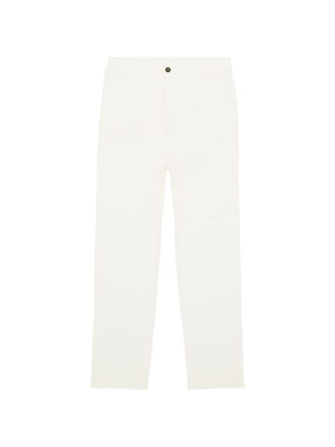 front-pleat trousers