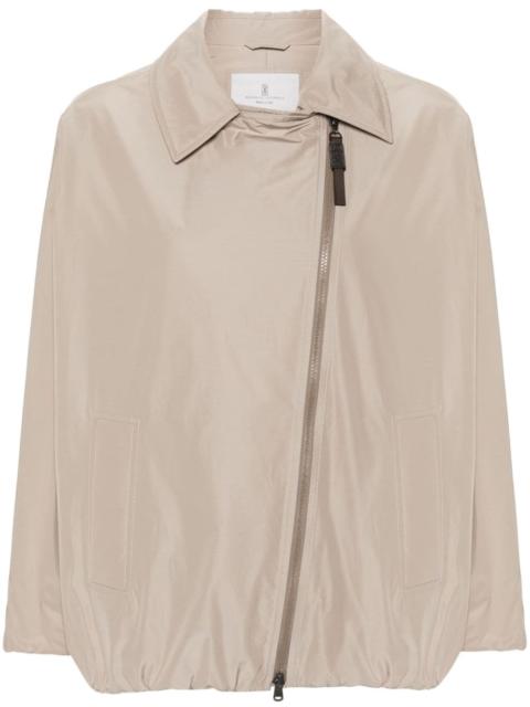 off-centre zip padded jacket