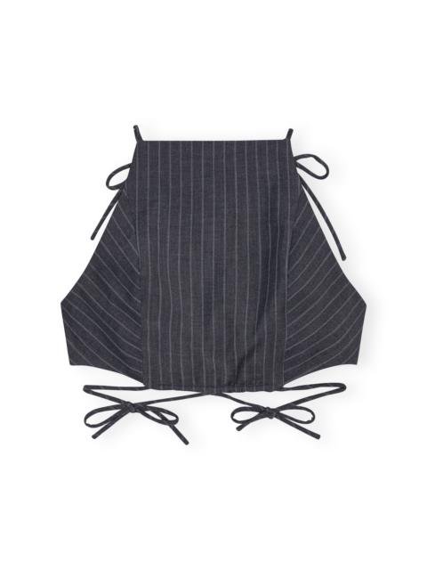 STRETCH STRIPE STRING TOP