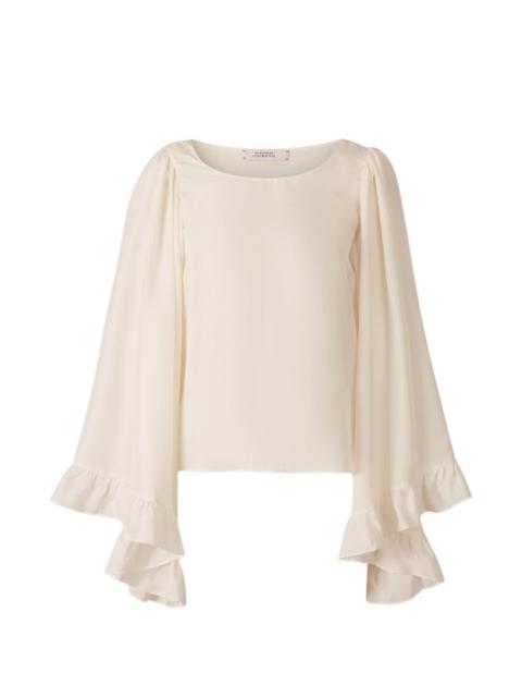 ruffled blouse