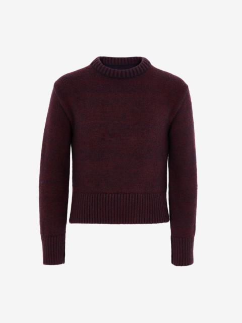 Wool-blend crewneck sweater