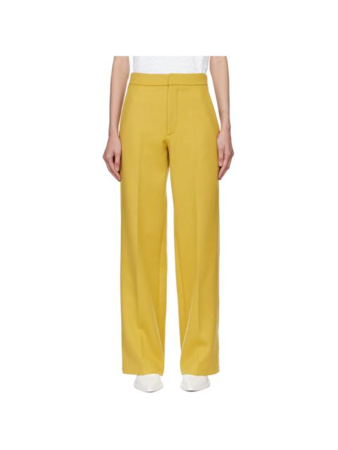 Yellow Zip Trousers