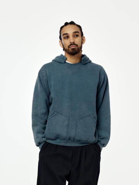 VINTAGE ATTACHED HOOD SWEAT PARKA (BLUE) SIS