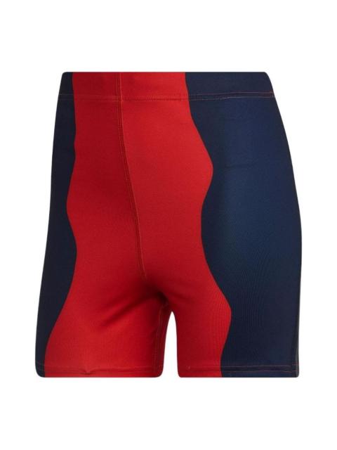 (WMNS) adidas x Marimekko Run Icons Bike Shorts 'Red Navy' HH7321