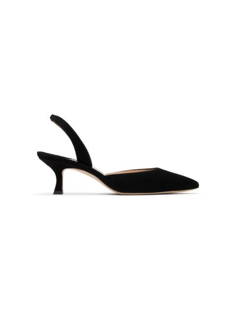 Black Carolyne Heeled Sandals