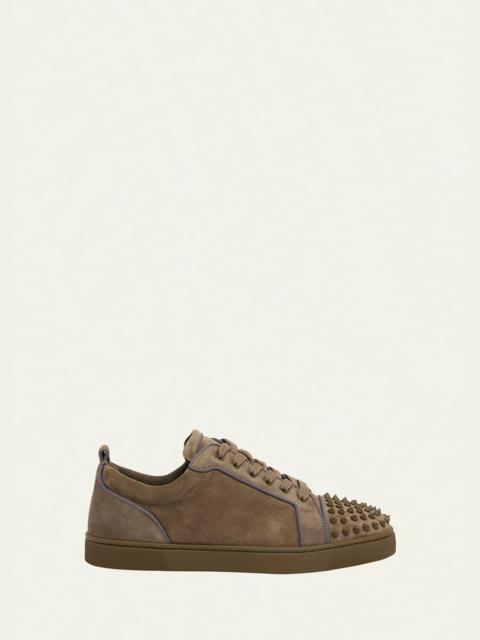 Men's Louis Junior Spikes Low-Top Suede Sneakers