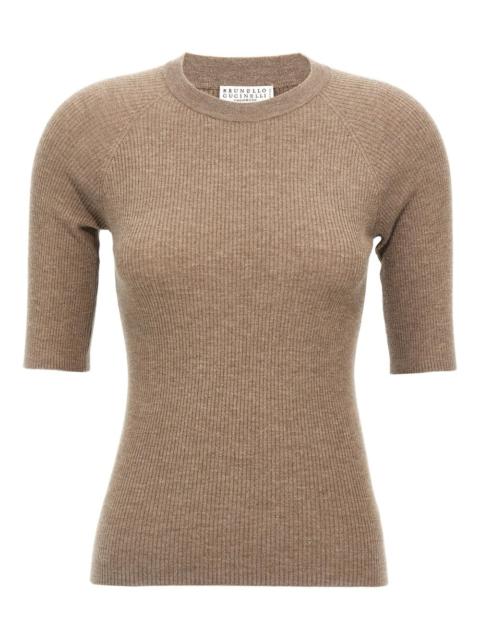 ribbed cashmere sweater