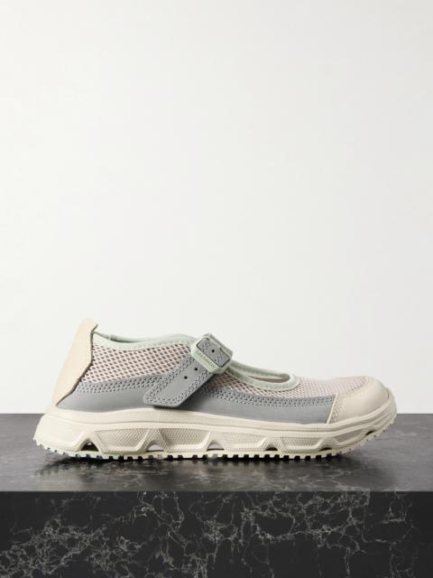 Rx Marie Jeanne Collapsible-heel Mesh And Nubuck Sneakers