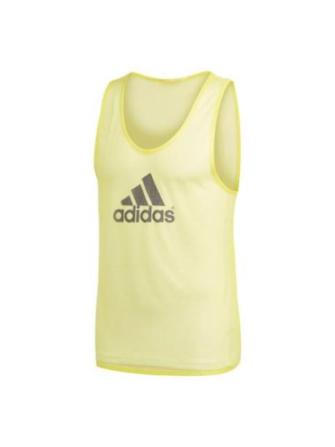 adidas Trg Bib 14 Soccer/Football Sports Vest Yellow FI4189