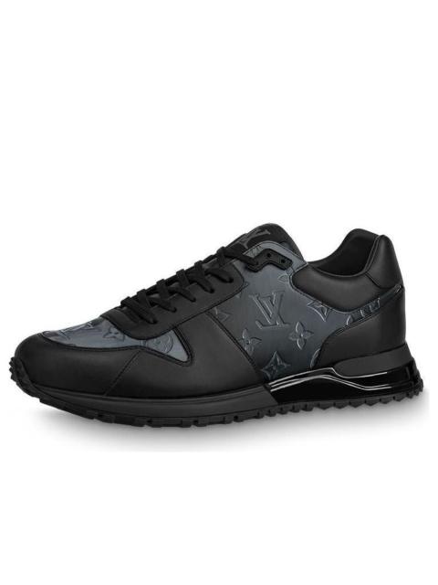 LOUIS VUITTON Run Away Sneakers 'Black with Grey Monogram' 1A8KJA