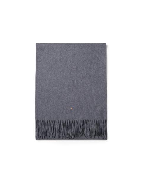 Grey cashmere scarf