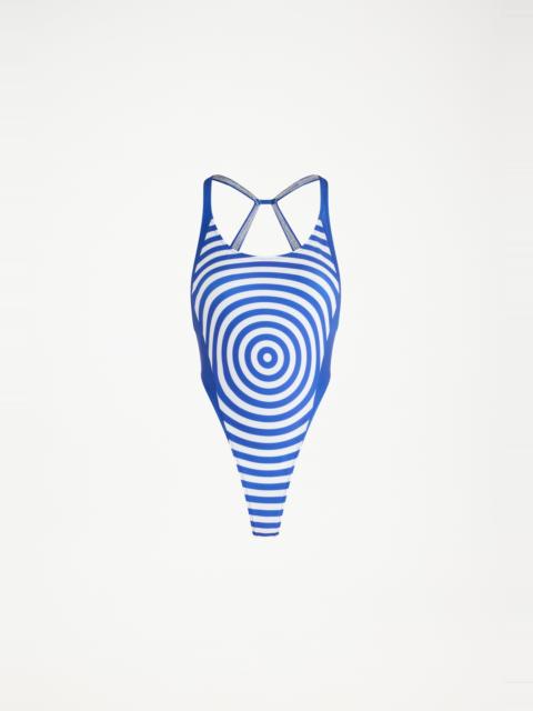 THE BLUE TARGET SWIMSUIT