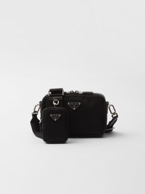 Prada Brique Re-Nylon and Saffiano leather bag