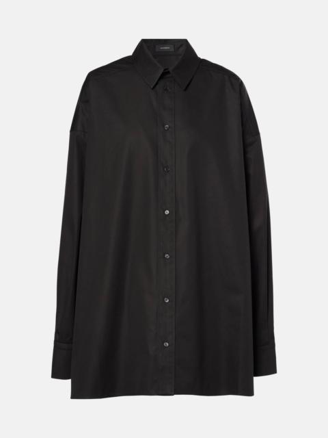Oversized cotton shirtdress