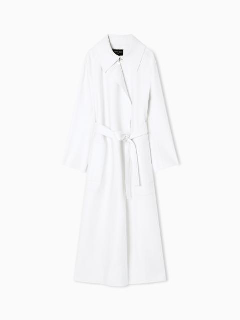 VIRGIN-WOOL LONG COAT