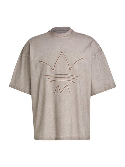 adidas originals R.Y.V Oversize Abstract Trefoil Tee For Men Timber GN3300