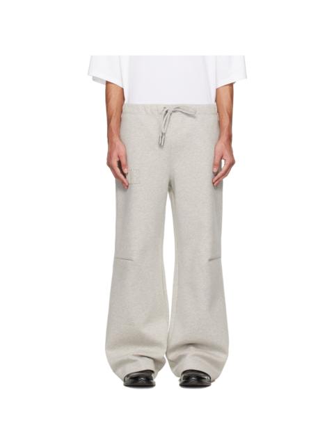 Gray 'The Embossed Gaultier' Lounge Pants