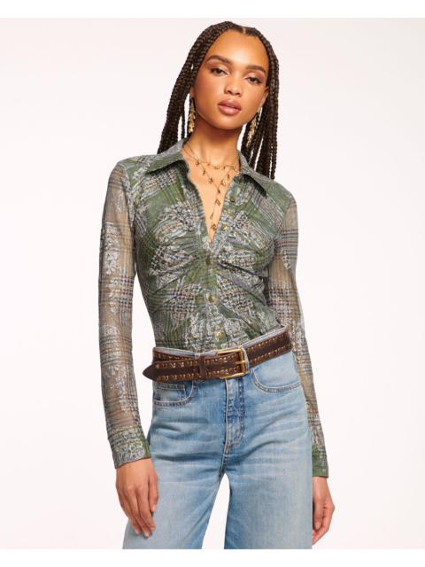 Hamilton Mesh Long Sleeve Top