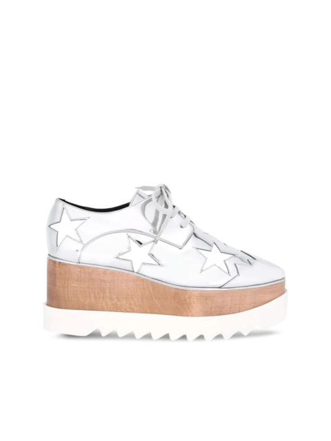 Elyse Stars Mirror platform sneakers