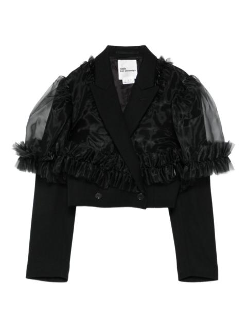 ruffle-trimmed jacket