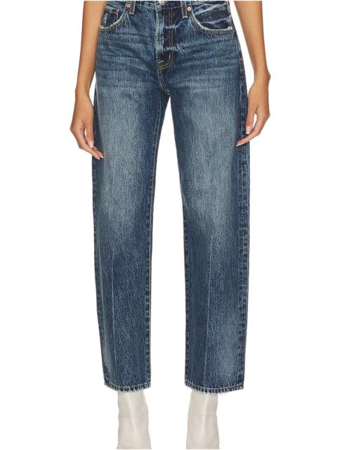 Lexi Mid Rise Relaxed Straight Jeans