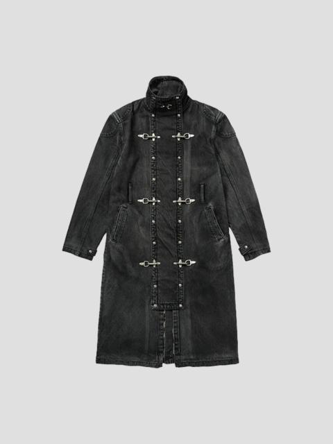 BIO SOLDIER DENIM TRENCH COAT