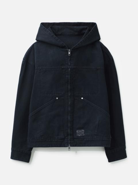 HOOD DYED DENIM JACKET