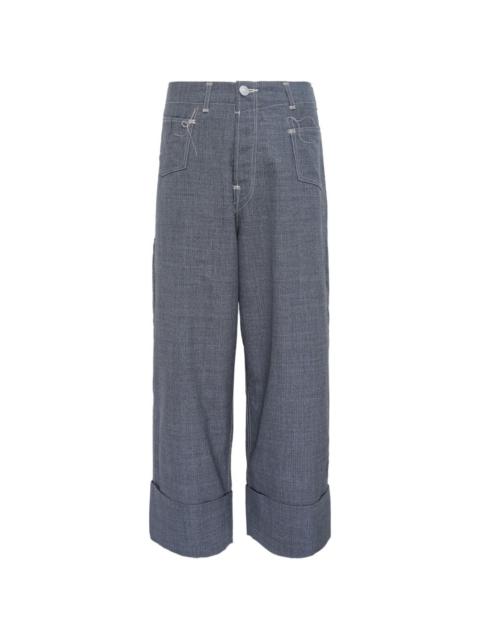 x Levi's cuffed pocket wool trousers