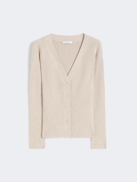 Wool and cashmere jumper - BEIGE