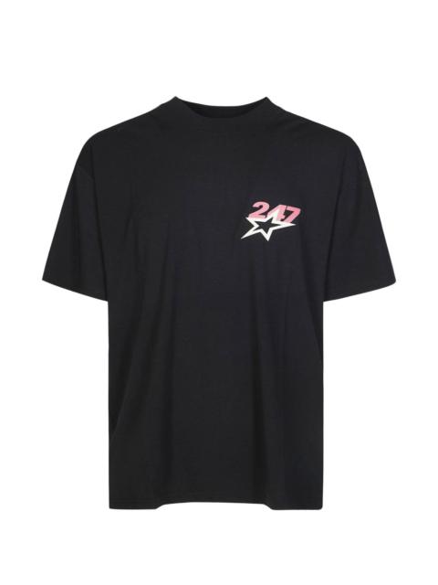 Team 247 Star printed T-shirt