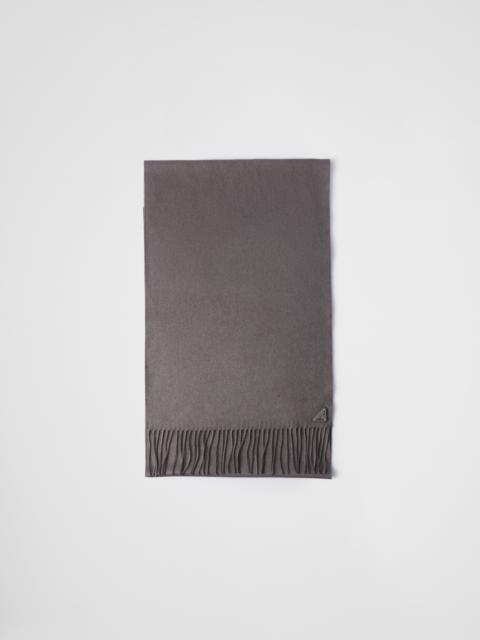 Silk and cashmere scarf