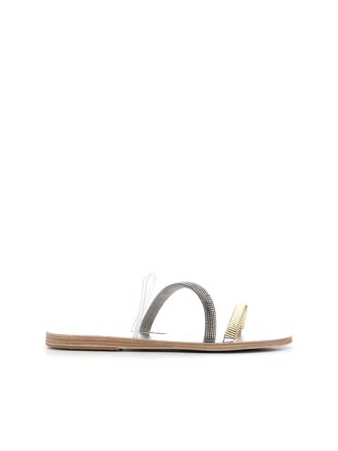 open-toe flat sandals