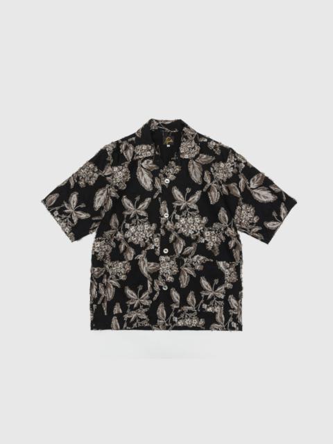 FLOWER CUT JACQUARD CABANA SHIRT