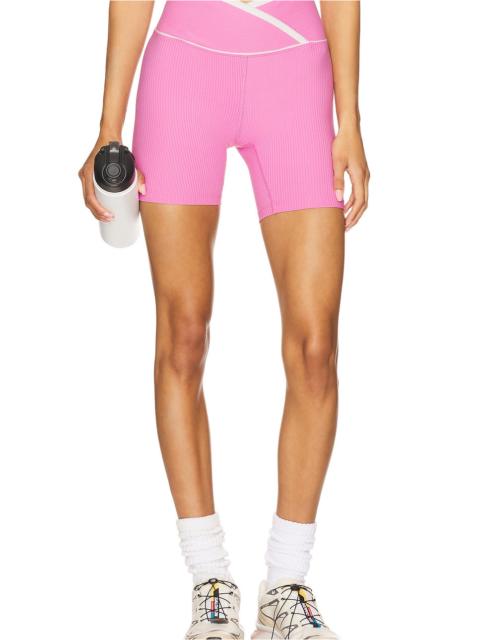 Ribbed Two Tone Veronica Short