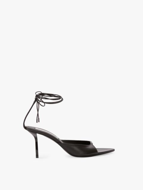 Eliza Stiletto Sandal 75 In Black Leather
