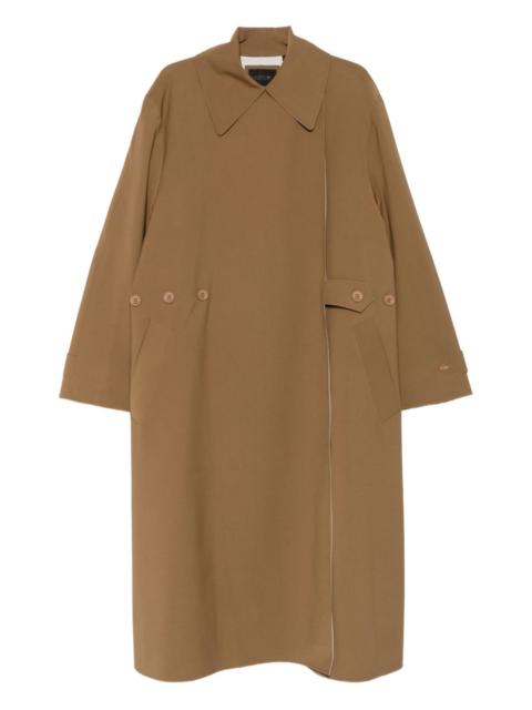 point-collar coat