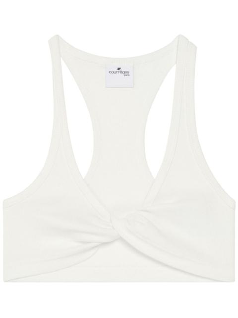Twist-detailing top