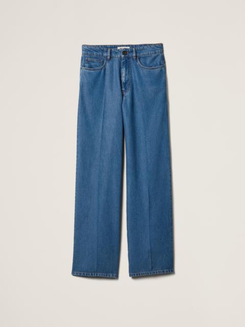 Five-pocket denim jeans