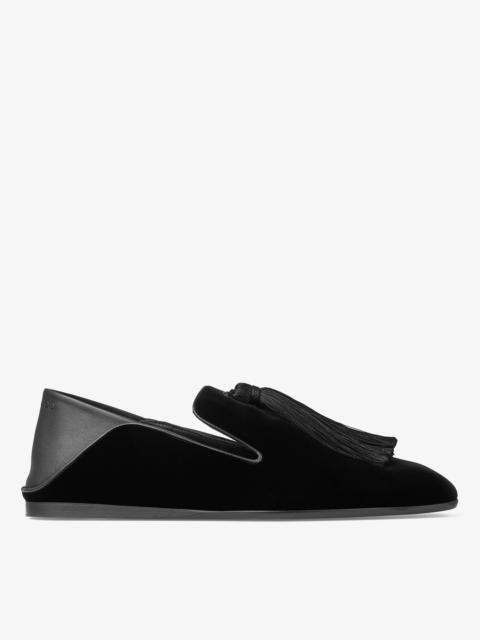 Eliot Slipper
Black Velvet Slippers with Tassel